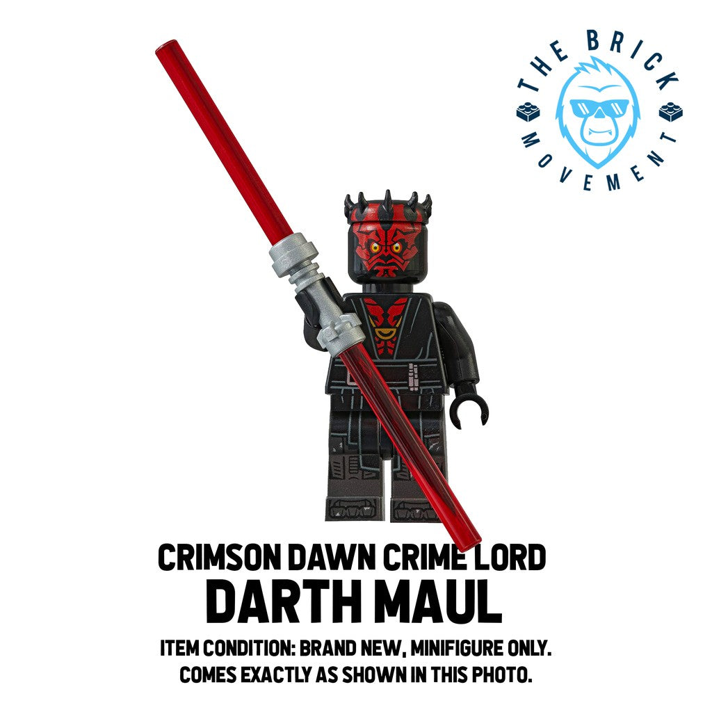 LEGO STAR WARS Darth Maul (Crimson Dawn Crime Lord) Minifigure