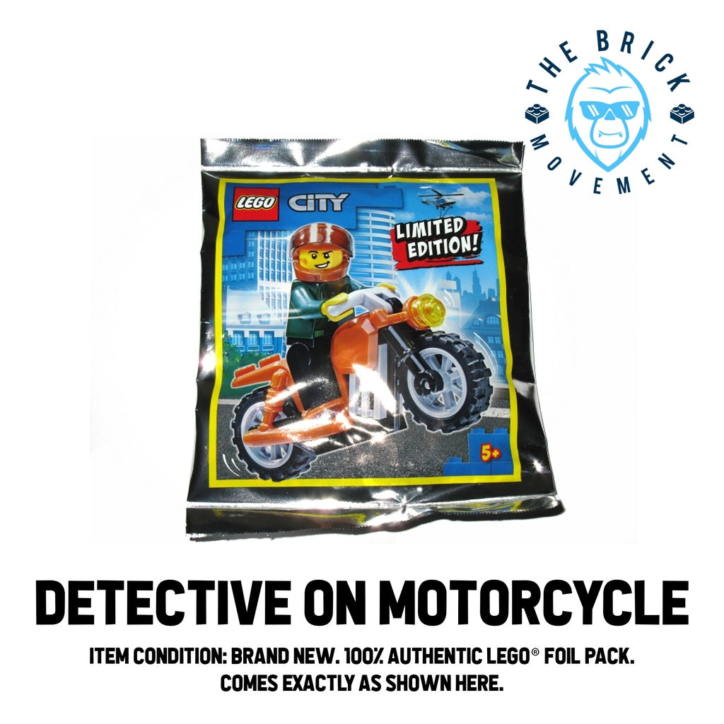 LEGO CITY Detective on Motorcycle Foil Pack