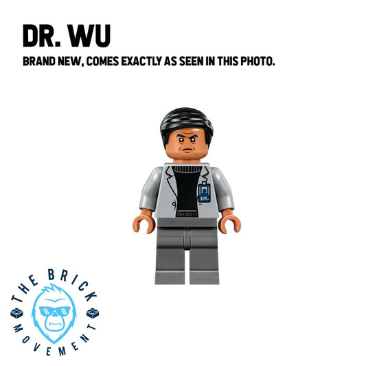 LEGO JURASSIC WORLD Dr. Wu Minifigure