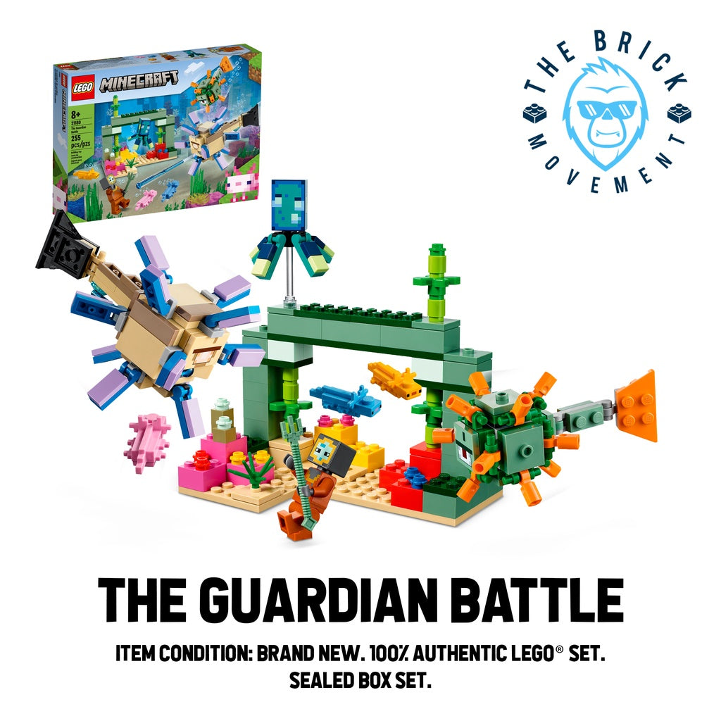 LEGO MINECRAFT 21180 The Guardian Battle Set