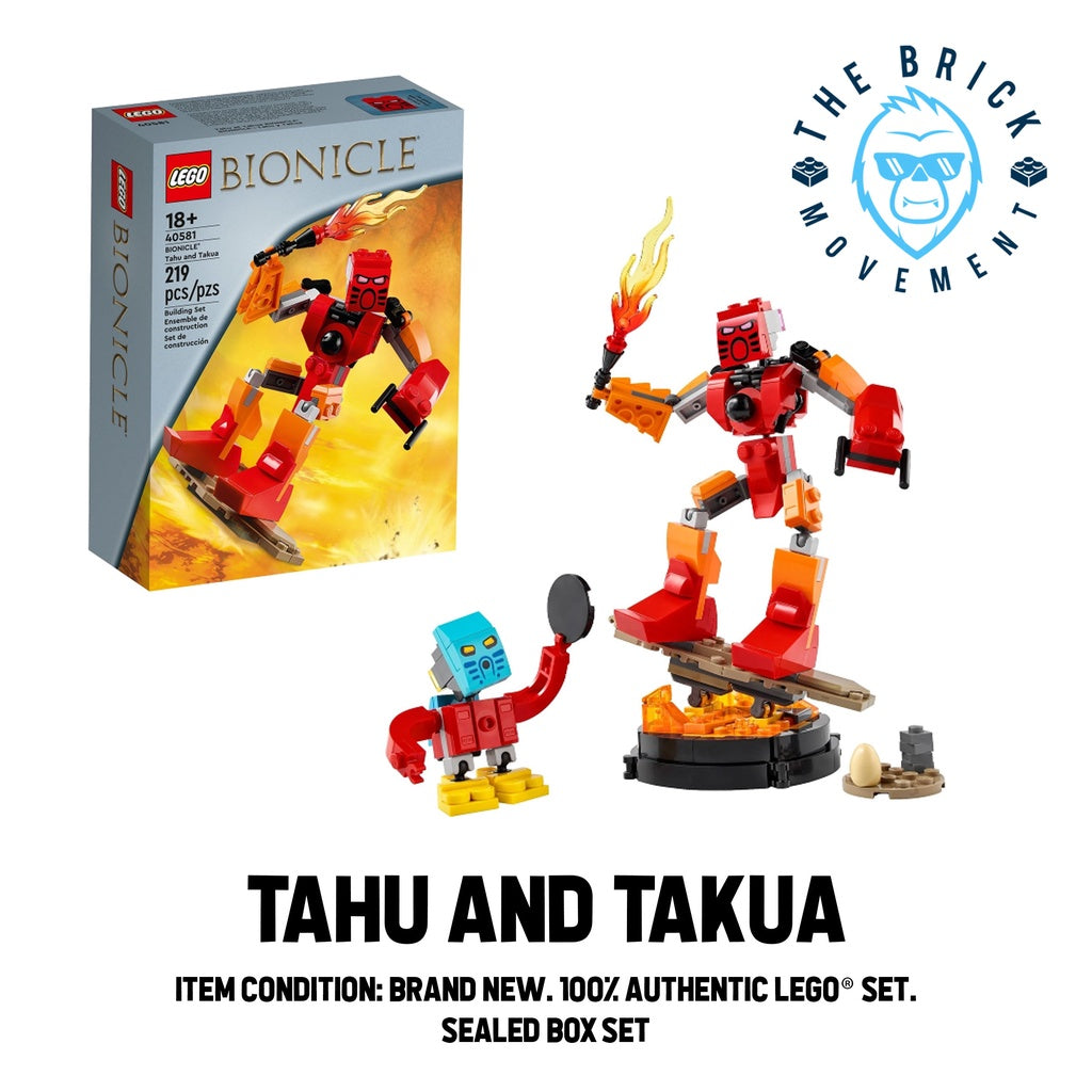 LEGO BIONICLE 40581 Tahu & Takua Set