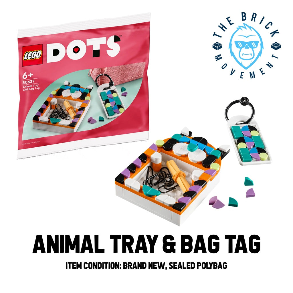 LEGO DOTS Animal Tray & Bag Tag Polybag