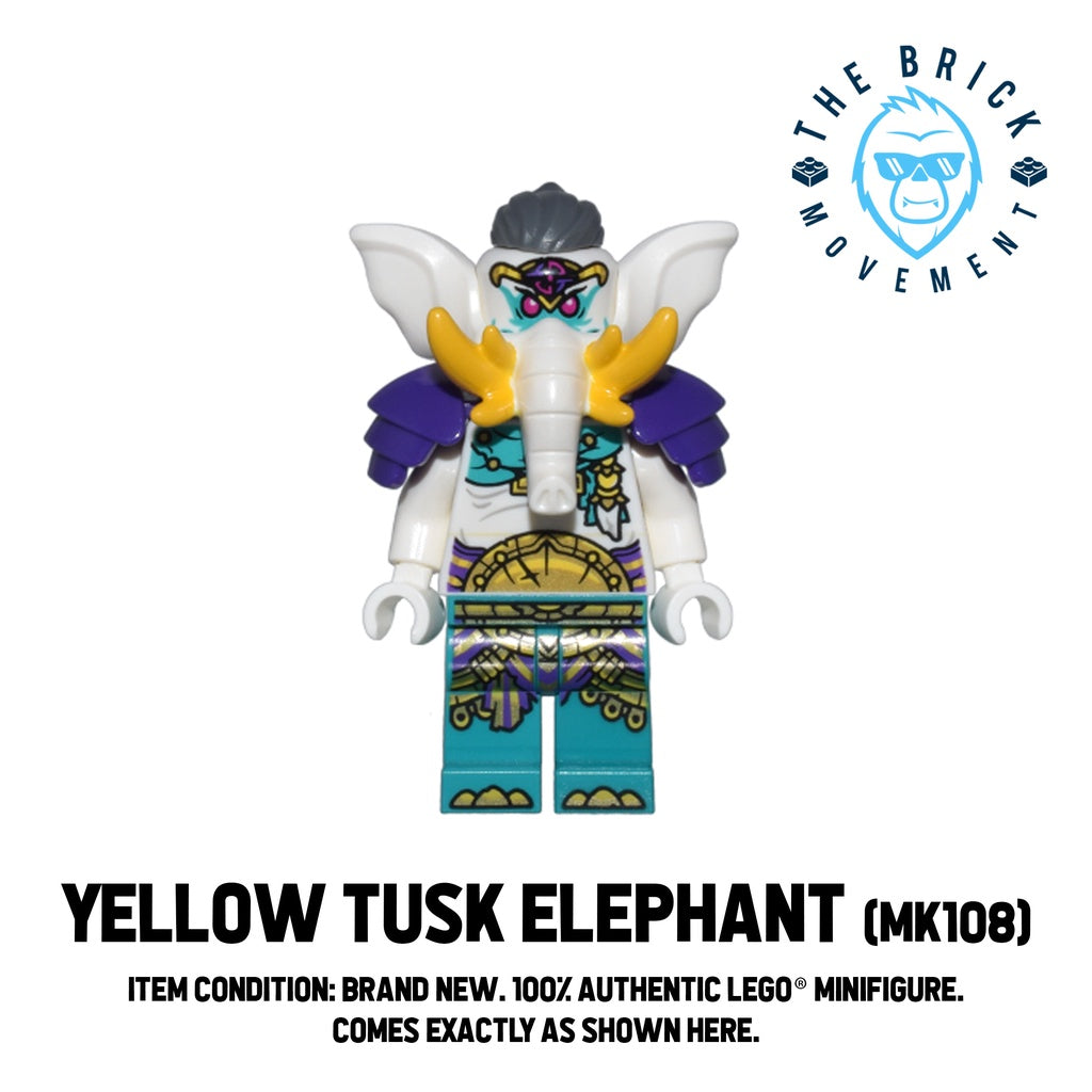 LEGO MONKIE KID Yellow Tusk Elephant Minifigure