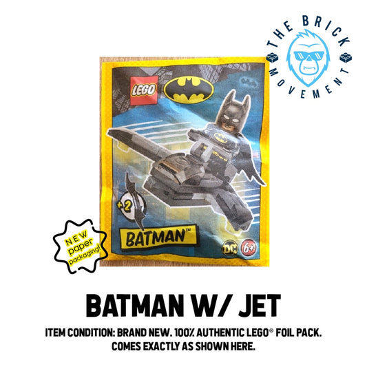 LEGO DC Batman w/ Jet Foil Pack