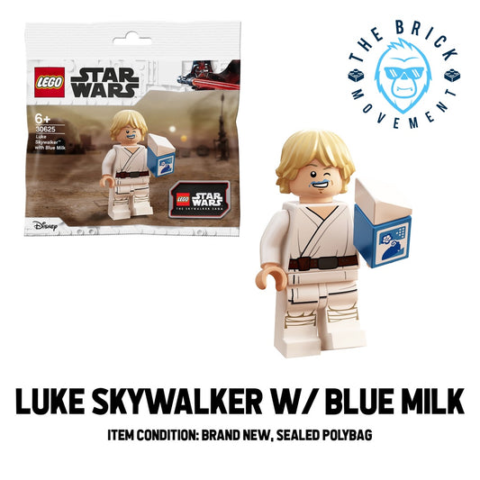 LEGO STAR WARS Luke Skywalker w/ Blue Milk Polybag