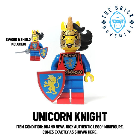 LEGO BAM Unicorn Knight Minifigure