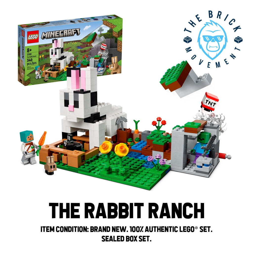 LEGO MINECRAFT 21181The Rabbit Ranch Set