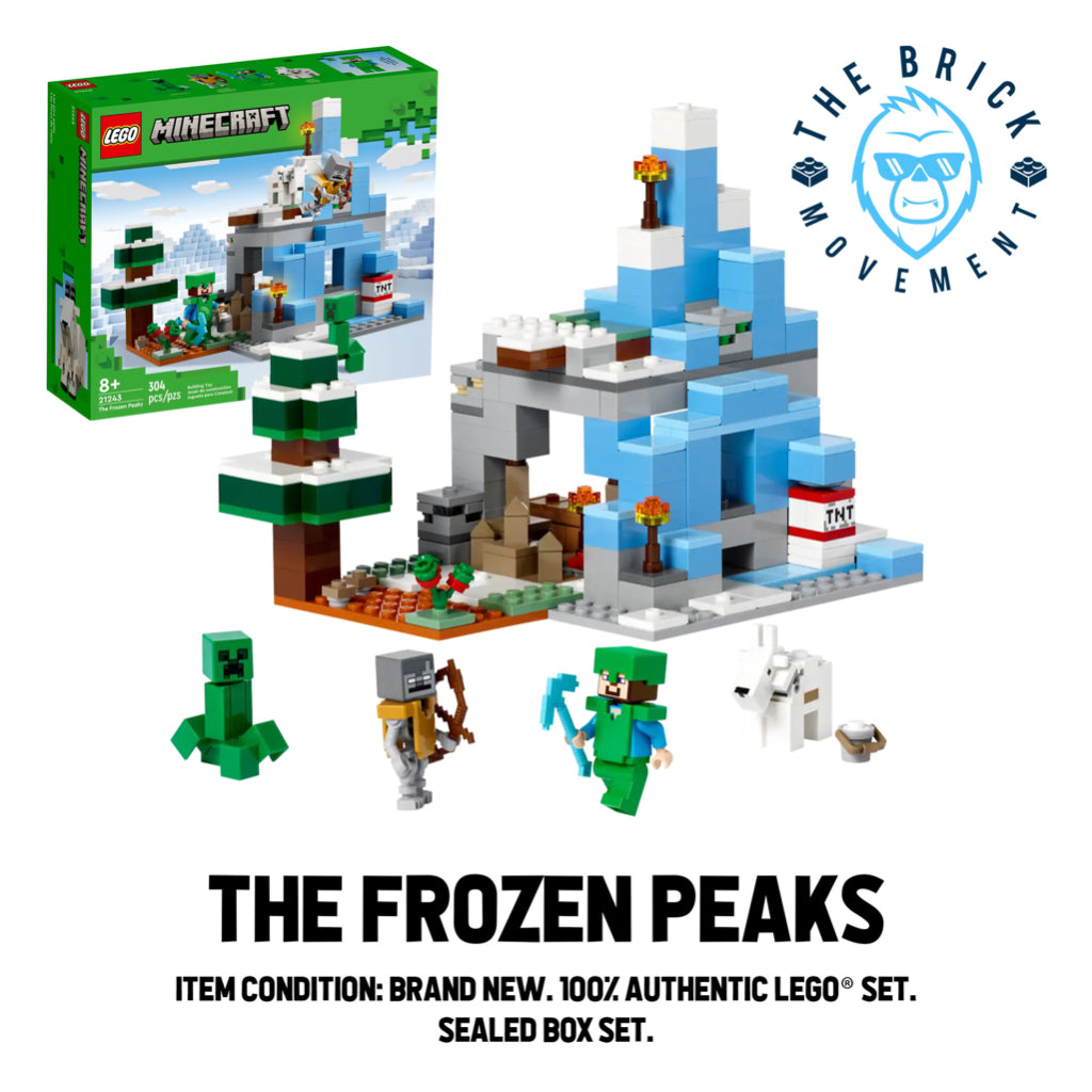 LEGO MINECRAFT 21243 The Frozen Peaks Set