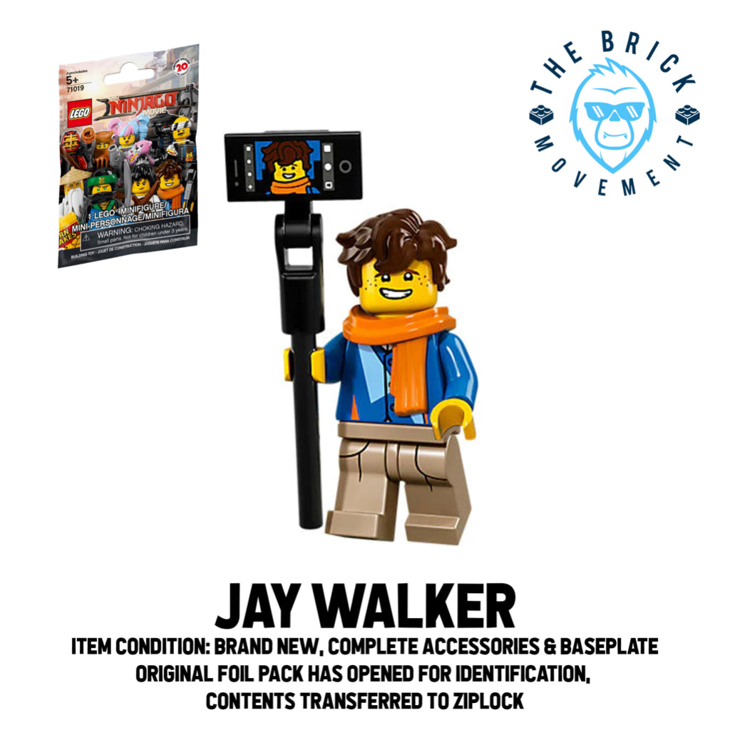 LEGO Collectible Minifigure Series NINJAGO MOVIE: Jay Walker Minifigure