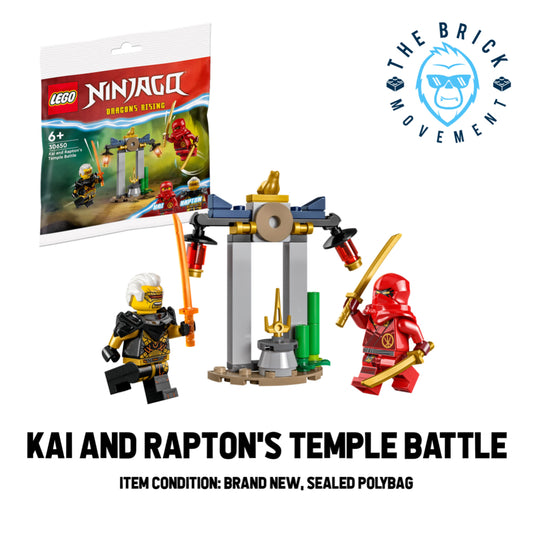 LEGO NINJAGO Kai and Rapton's Temple Battle Polybag