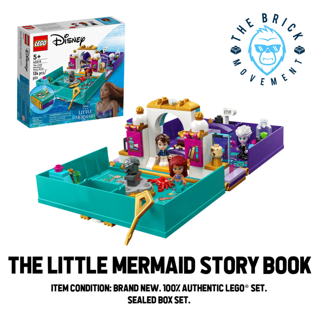 LEGO DISNEY 43213 The Little Mermaid Story Book Set