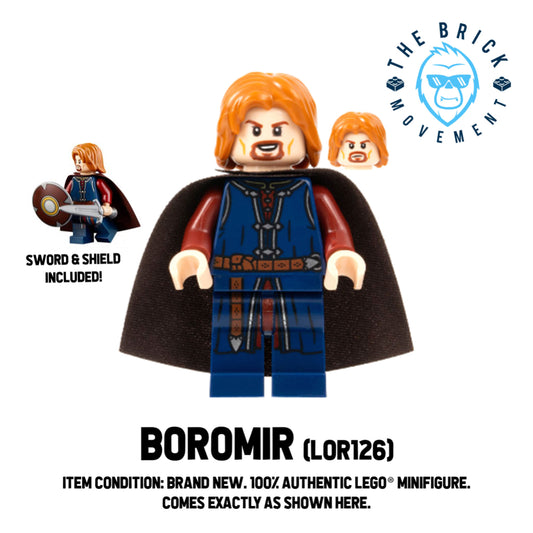 LEGO LORD OF THE RINGS Boromir Minifigure