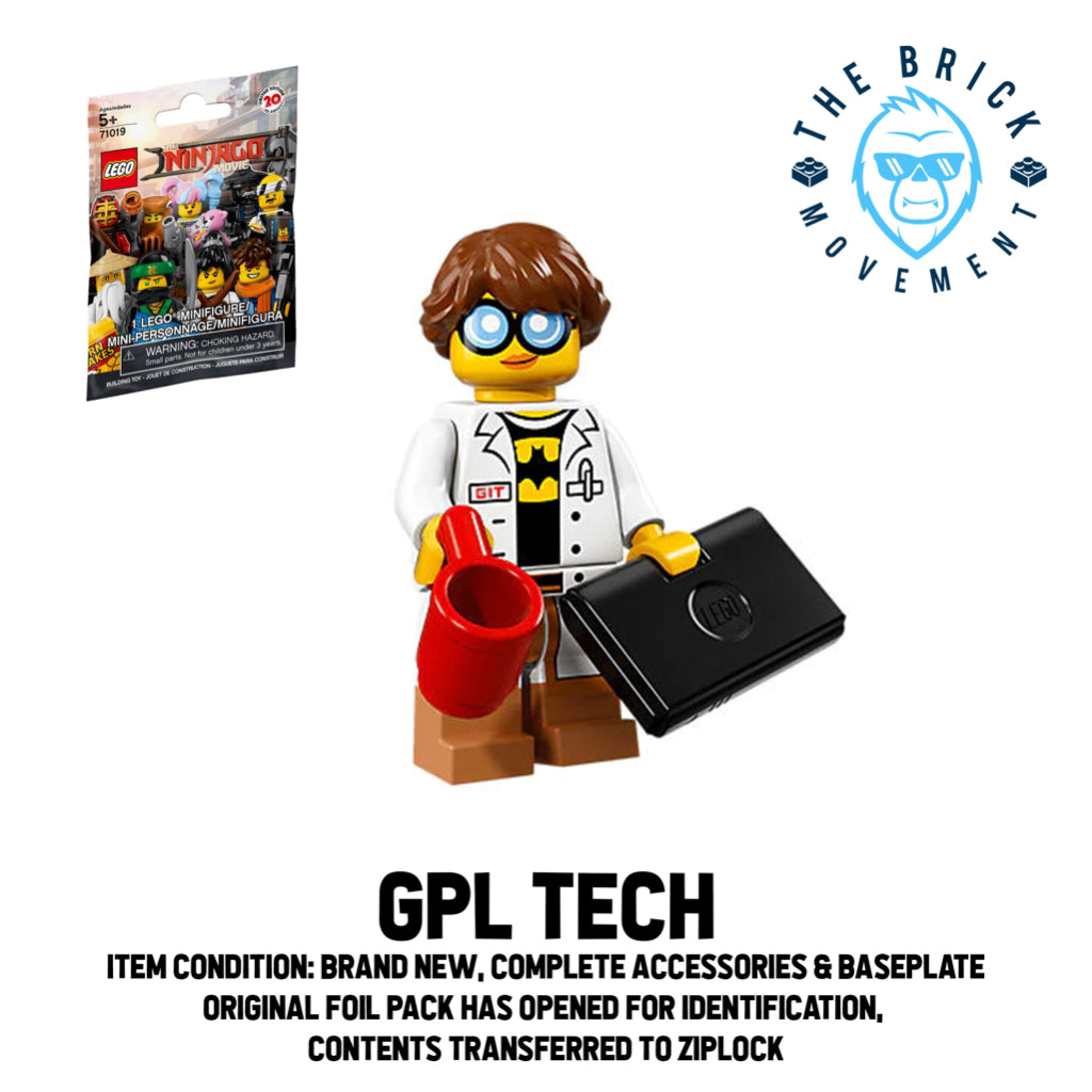 LEGO Collectible Minifigure Series NINJAGO MOVIE: GPL Tech Minifigure