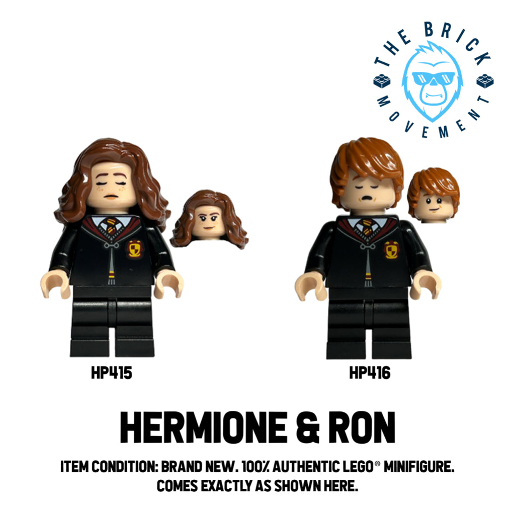 LEGO HARRY POTTER Ron & Hermione Minifigure Lot