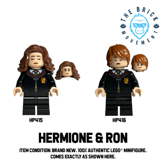 LEGO HARRY POTTER Ron & Hermione Minifigure Lot