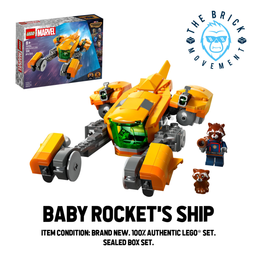 LEGO MARVEL 76254 Baby Rocket's Ship Set