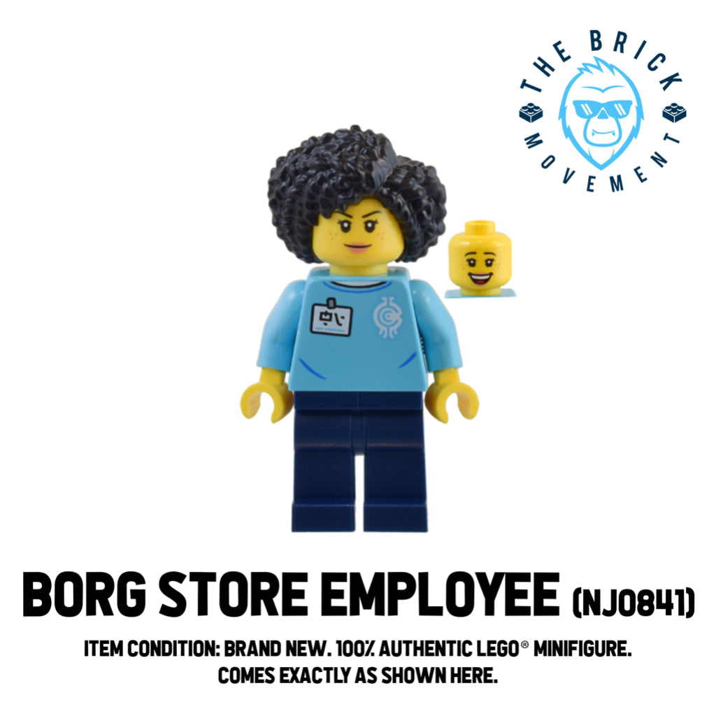 LEGO NINJAGO Borg Store Employee Minifigure