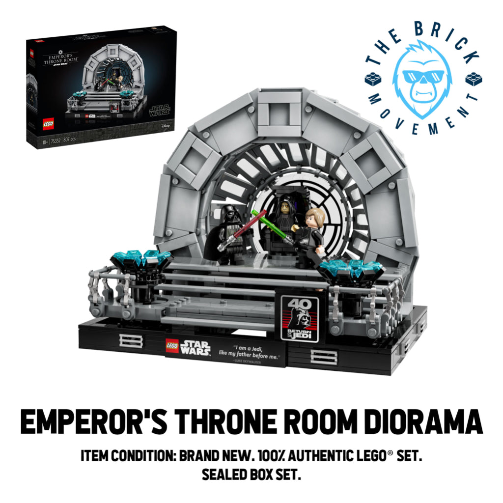 LEGO STAR WARS 75352 Emperor's Throne Room Diorama Set