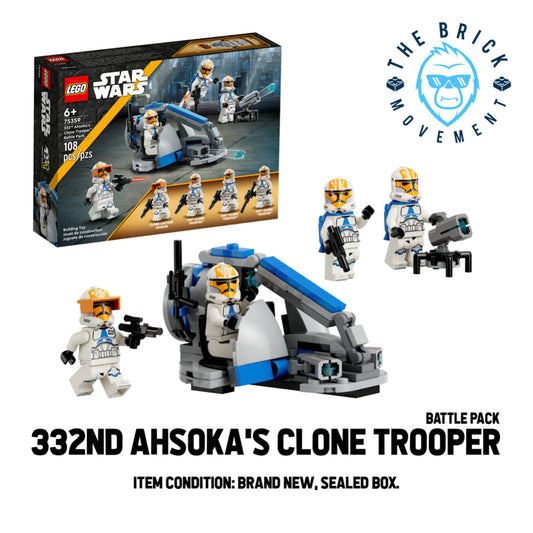 LEGO STAR WARS 75359 332nd Ahsoka's Clone Trooper Battle Pack Set