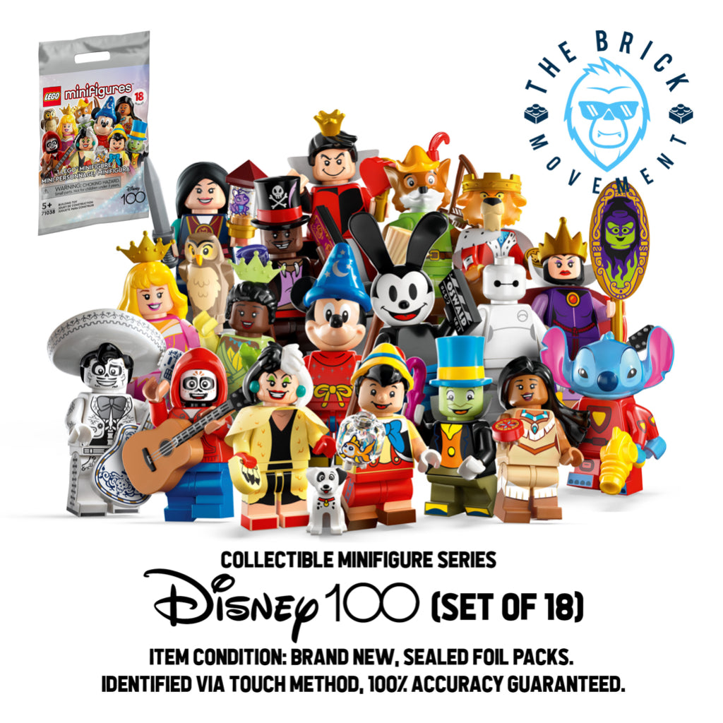 LEGO Collectible Minifigure Series DISNEY 100: Set of 18 Minifigures