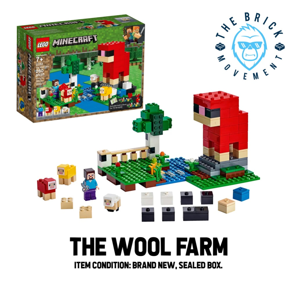 LEGO MINECRAFT 21153 The Wool Farm Set