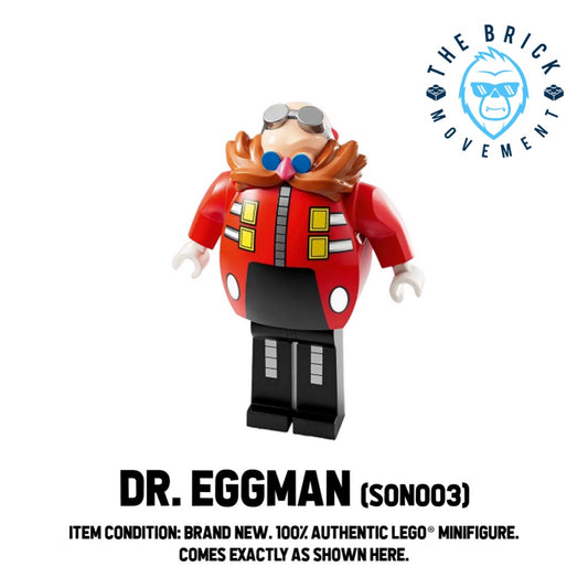 LEGO SONIC THE HEDGEHOG Ivo Robotnik "Dr. Eggman" Minifigure