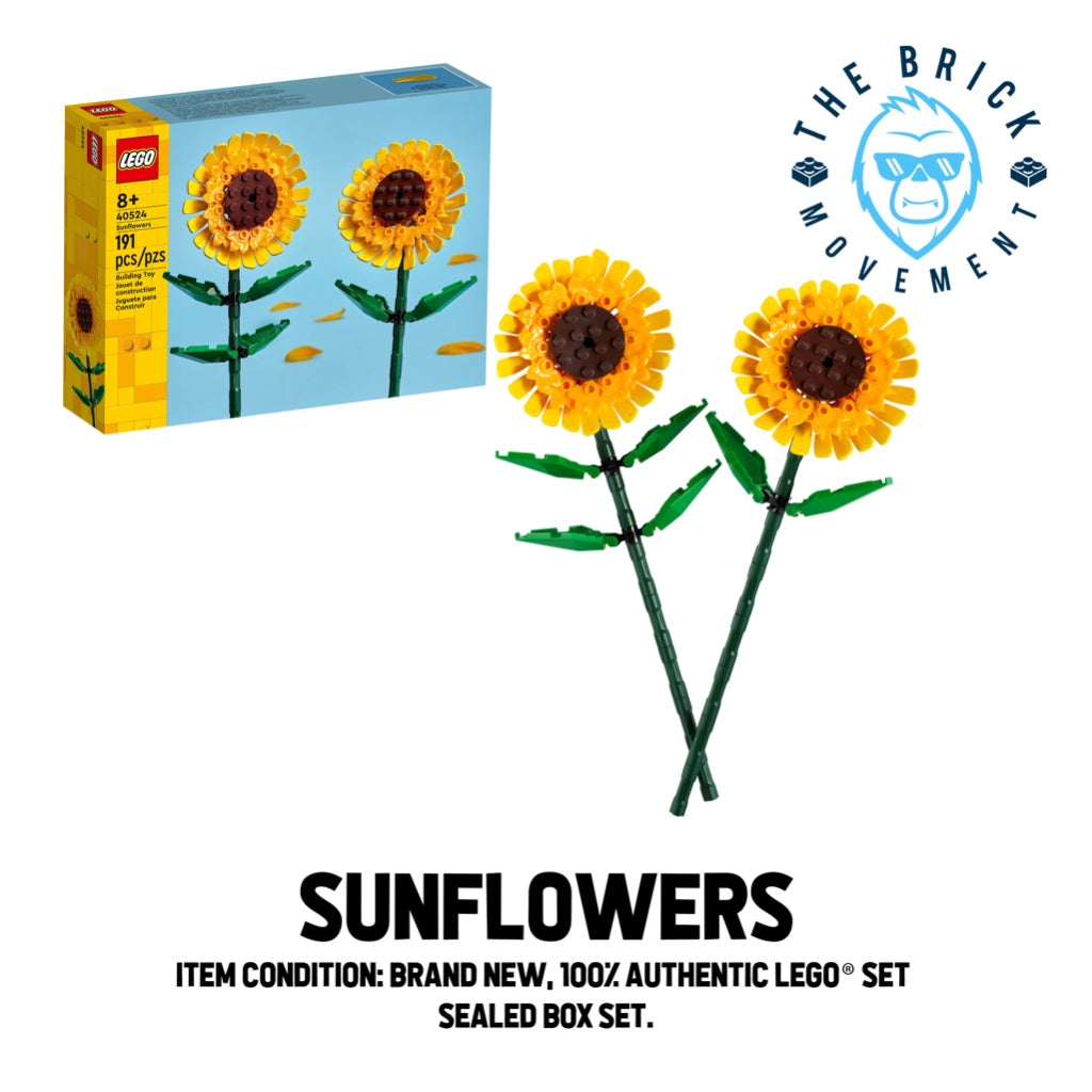 LEGO BOTANICAL COLLECTION 40524 Sunflowers Set