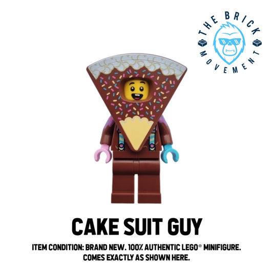 LEGO BAM Cake Suit Guy Minifigure