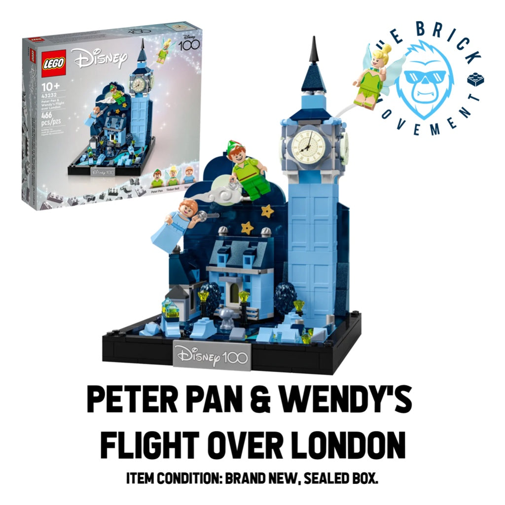 LEGO DISNEY 100 43232 Peter Pan & Wendy's Flight Over London Set