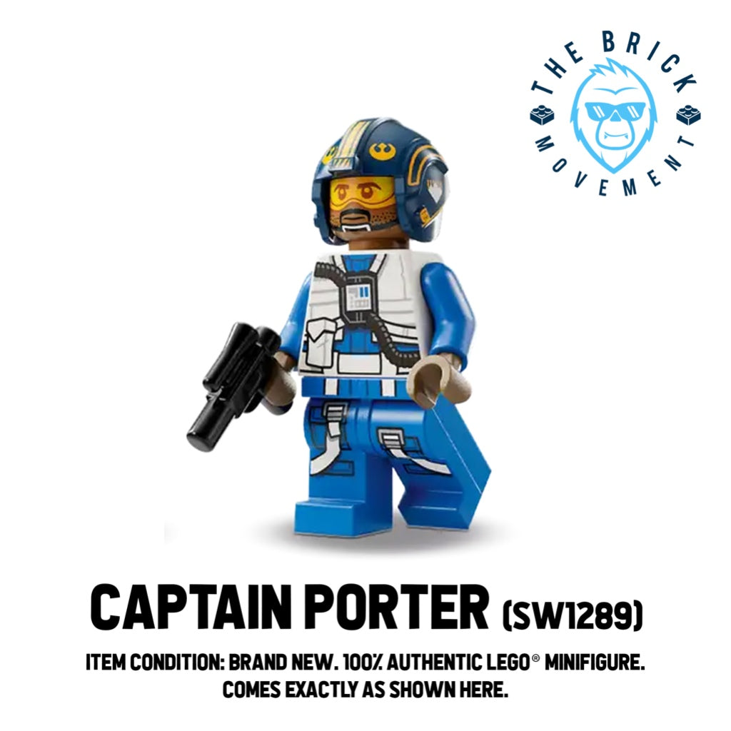 LEGO STAR WARS Captain Porter Minifigure