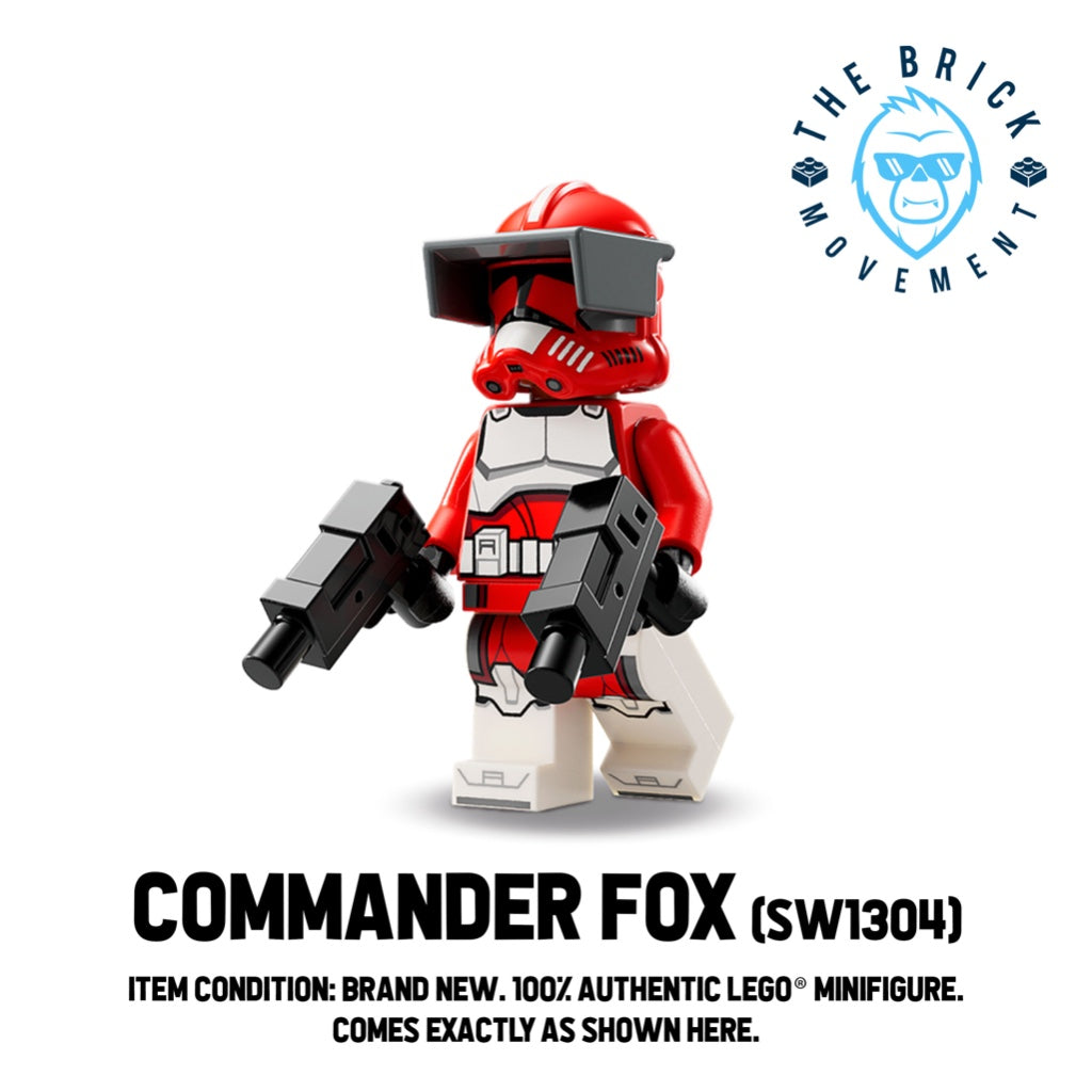 LEGO STAR WARS Clone Trooper Commander Fox (Coruscant Guard) Minifigure