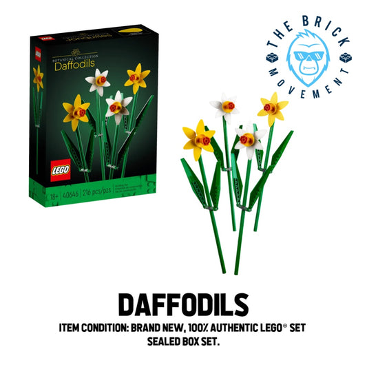 LEGO BOTANICAL COLLECTION 40646 Daffodils Set