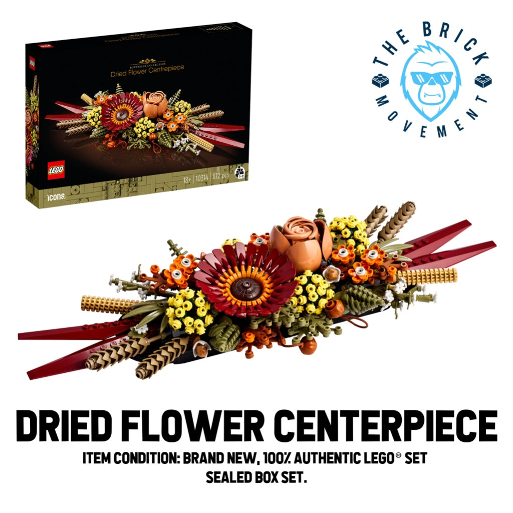 LEGO BOTANICAL COLLECTION 10314 Dried Flower Centerpiece Set