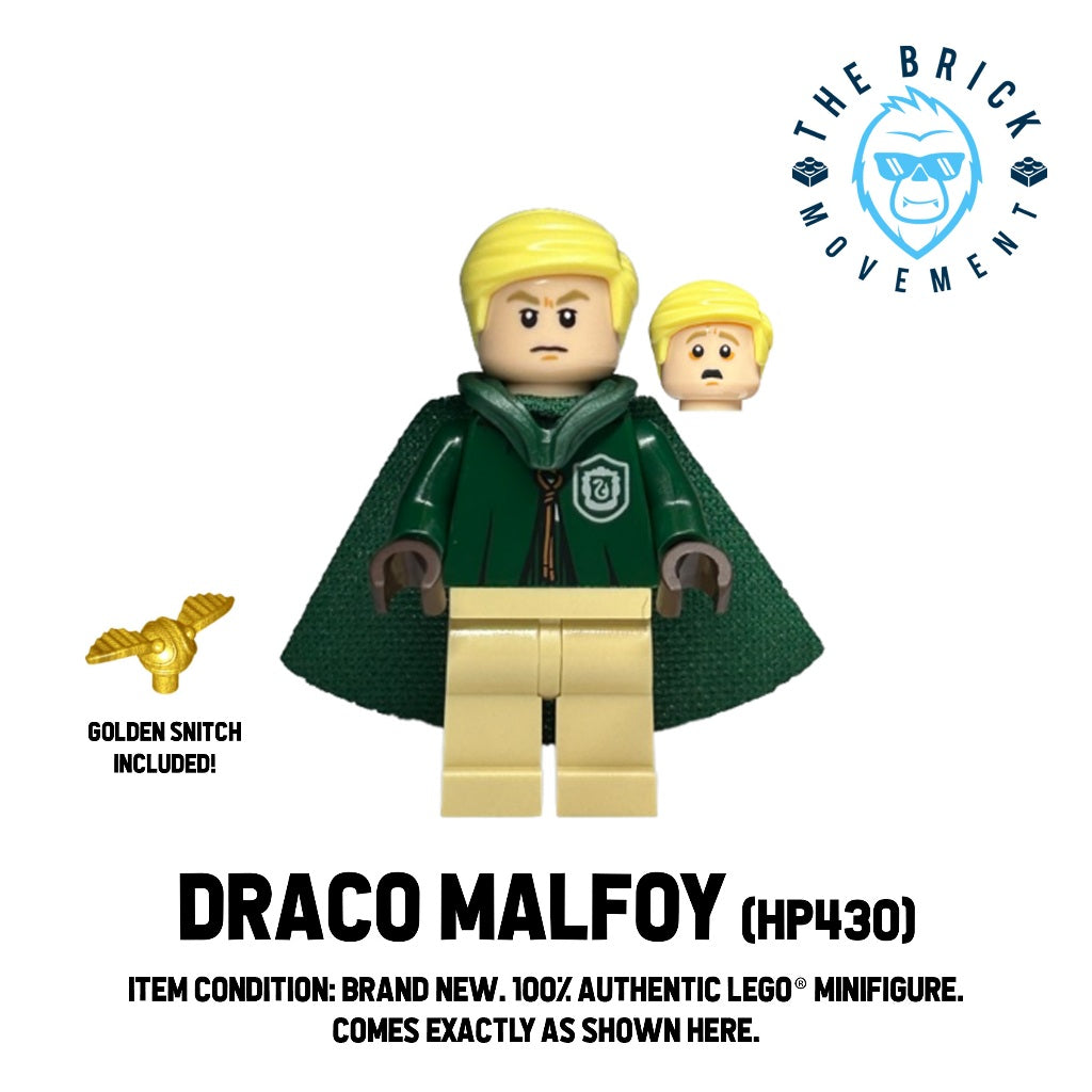 LEGO HARRY POTTER Draco Malfoy Minifigure