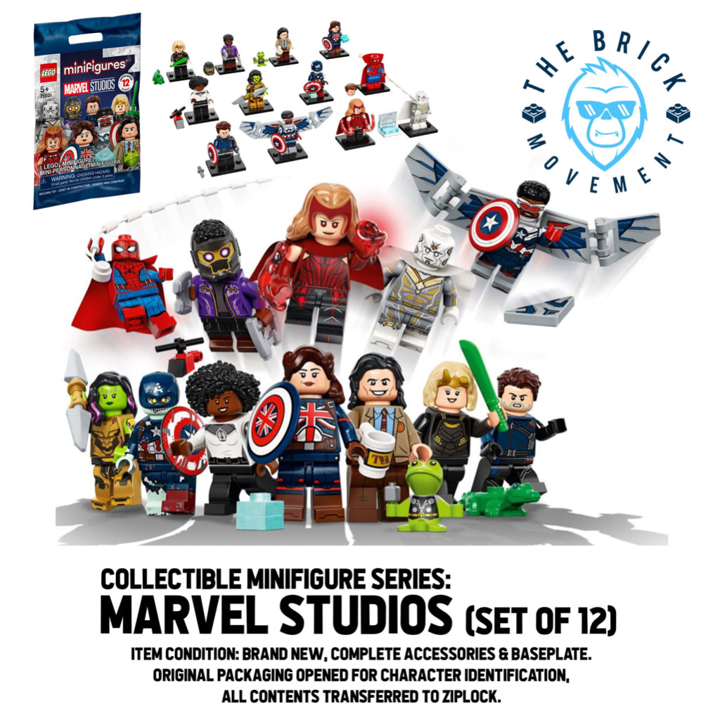 LEGO Collectible Minfigure Series Marvel Studios: Set of 12 Minifigures