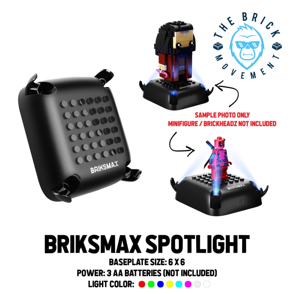 BRIKSMAX LED Spolight Base for Brickheadz / Minifigures / Others