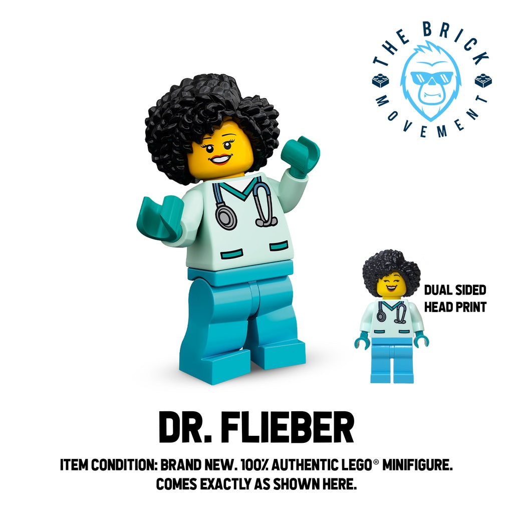 LEGO CITY Doctor Flieber Minifigure