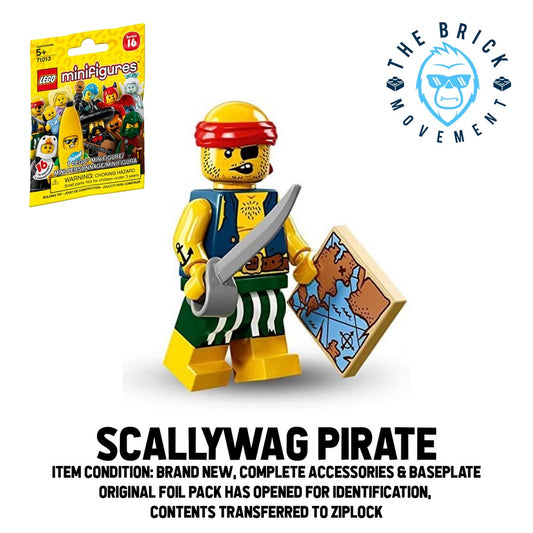 LEGO Collectible Minifigure Series 16: Scallywag Pirate Minifigure