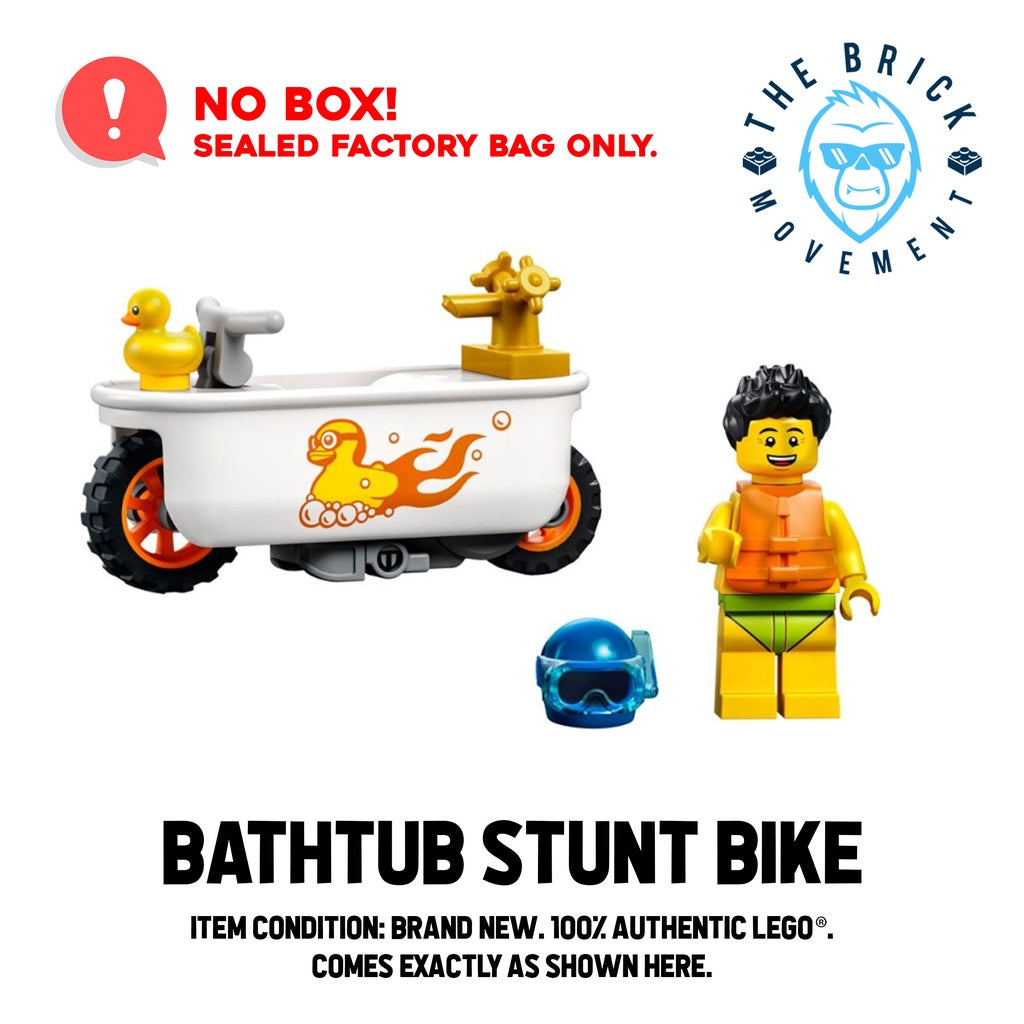 LEGO STUNTZ 60333 Bathtub Stunt Bike Set