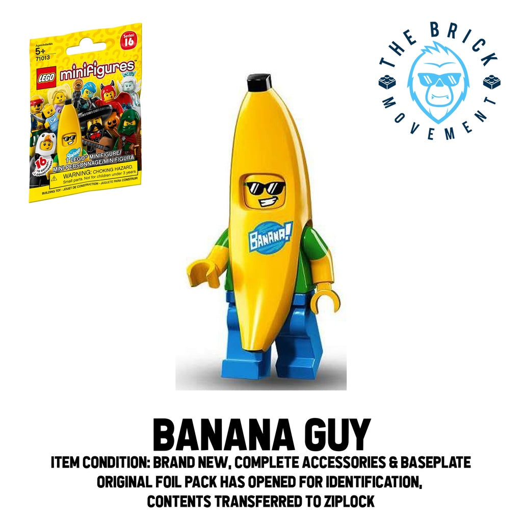 LEGO Collectible Minifigure Series 16: Banana Suit Guy Minifigure