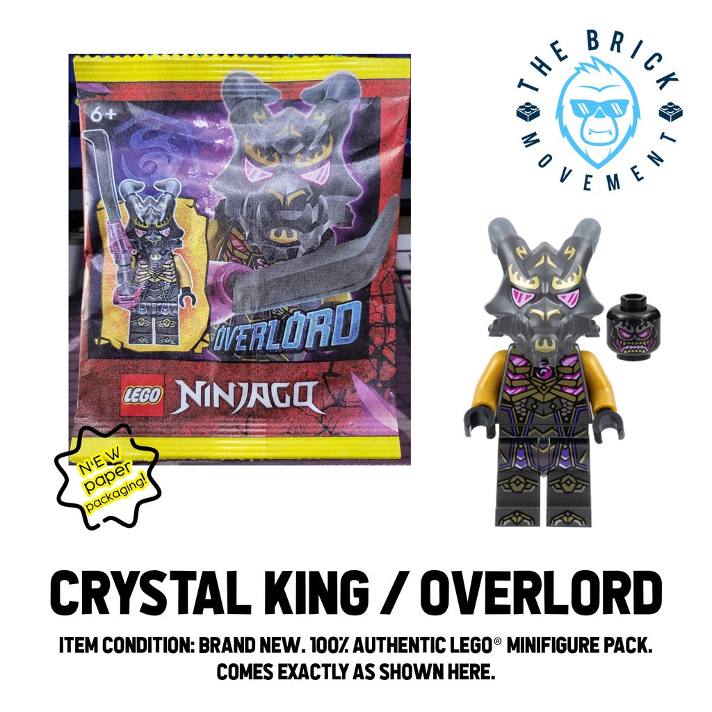 LEGO NINJAGO Crystal King / Overlord Foil Pack