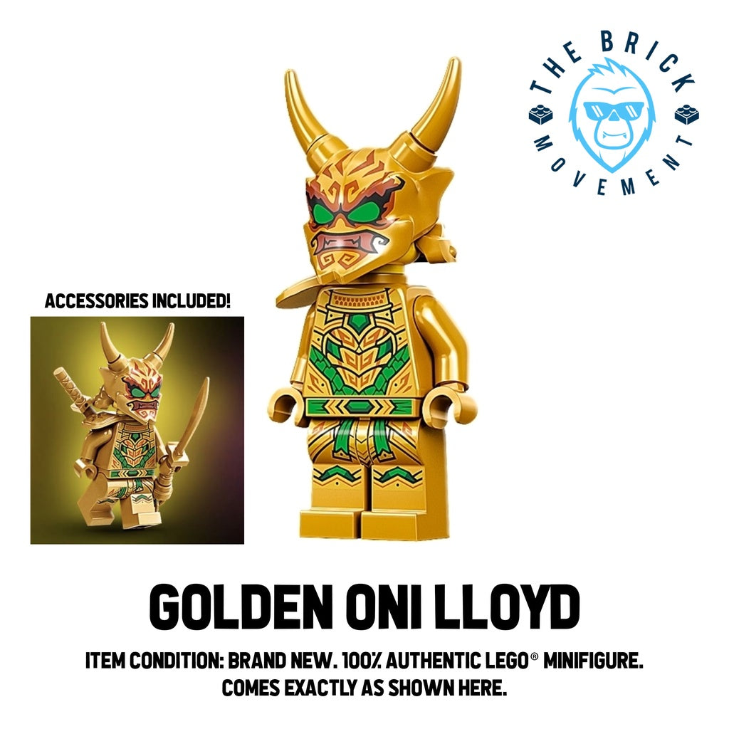 LEGO NINJAGO Lloyd Golden Oni Minifigure