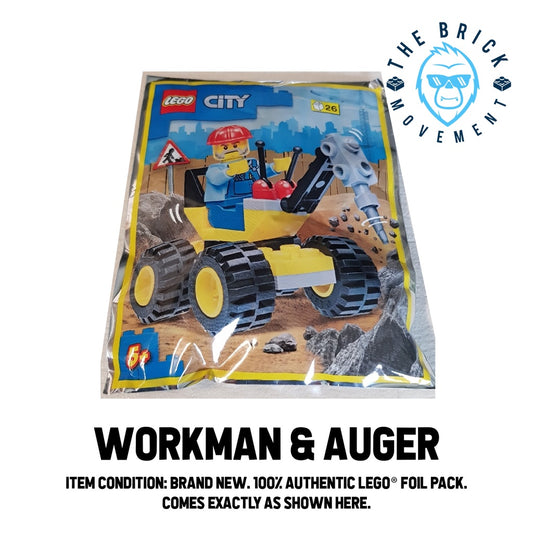 LEGO CITY Workman & Auger Foil Pack