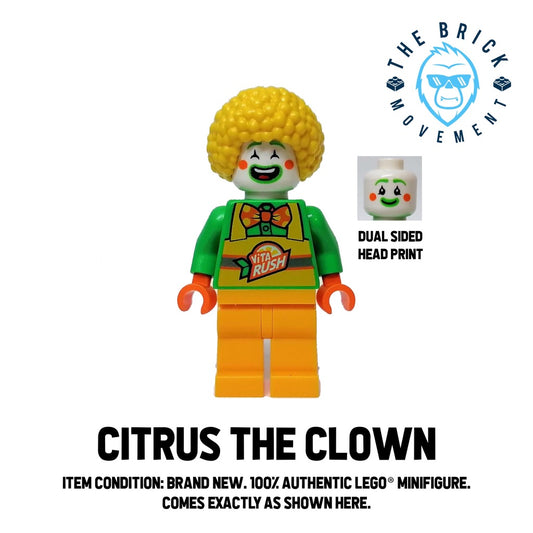 LEGO CITY Citrus the Clown Minifigure