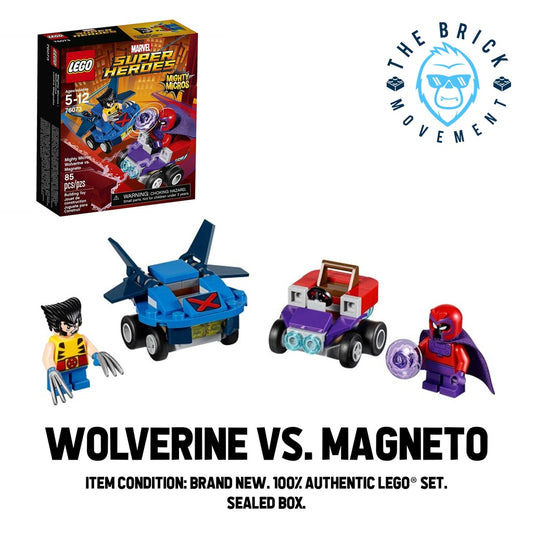 LEGO MARVEL 76073 Wolverine vs. Magneto Set