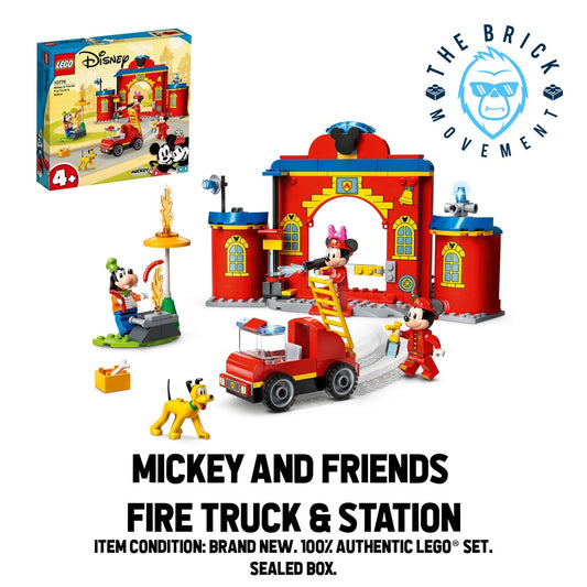 LEGO DISNEY 10776 Mickey & Friends Fire Truck & Station Set