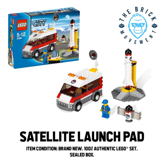 LEGO CITY 3366 Satellite Launch Pad Set