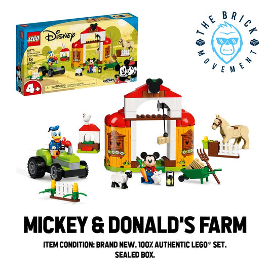 LEGO DISNEY 10775 Mickey Mouse & Donald Duck's Farm Set