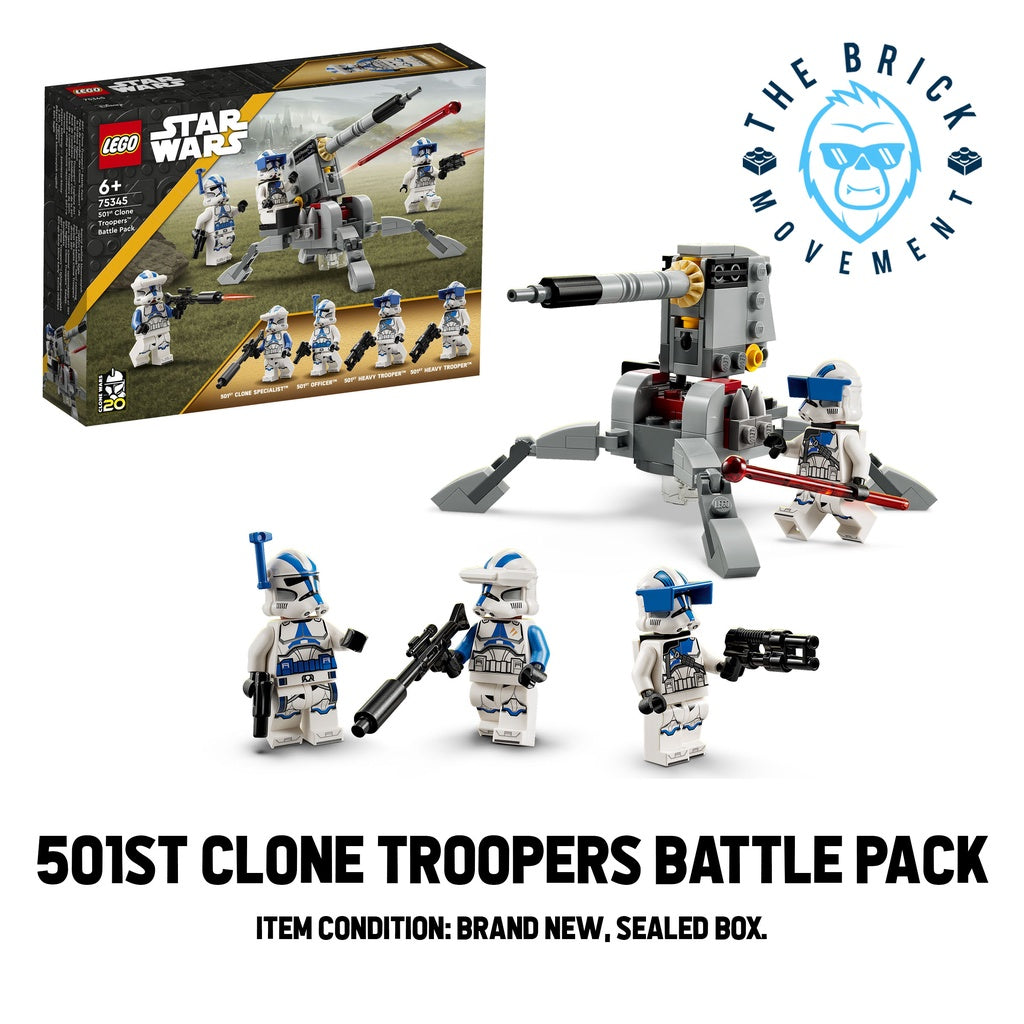 LEGO STAR WARS 75345 501st Clone Trooper Battle Pack Set