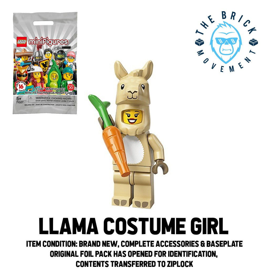 LEGO Collectible Minifigure Series 20: Llama Costume Girl Minifigure